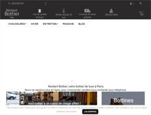 Tablet Screenshot of norbertbottier.com